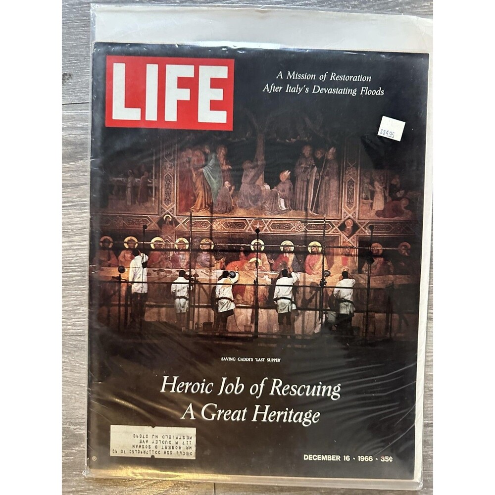 Life Magazine December 16 1966 Illustrated Art & Photography Black Cover USA